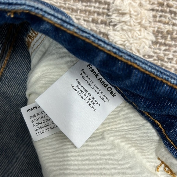 Frank and Oak cut off denim shorts size 28 - Picture 5 of 7